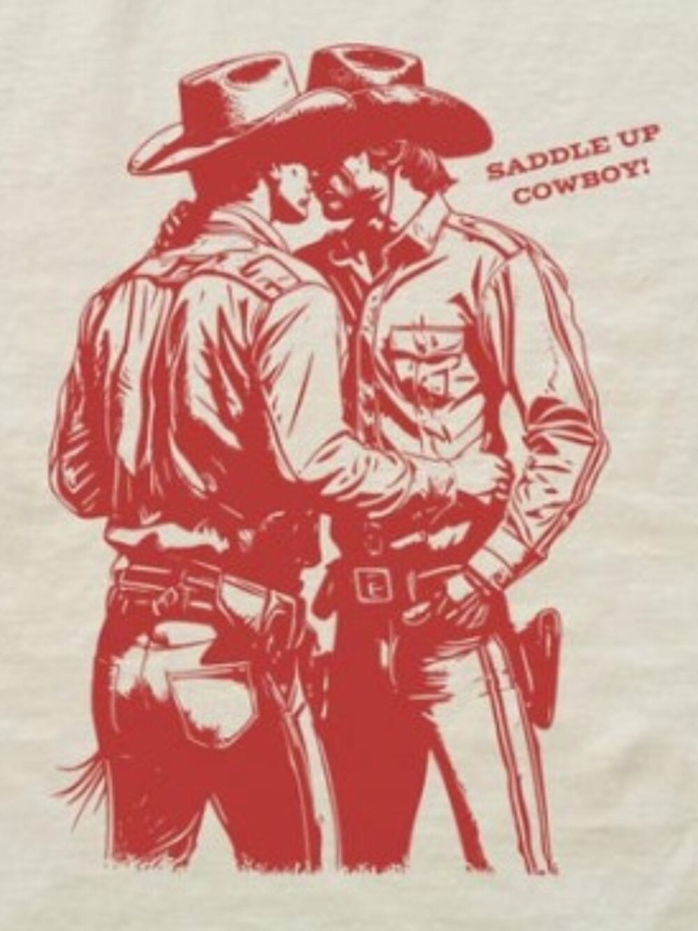Gay Shirt, Mlm Tshirt, Queer Shirt, Saddle Up, Lgbtq Pride Tee - Picture 2 of 4